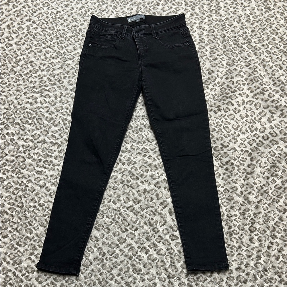 Wit & Wisdom Ab-Solution Black Skinny jeans sz 2P